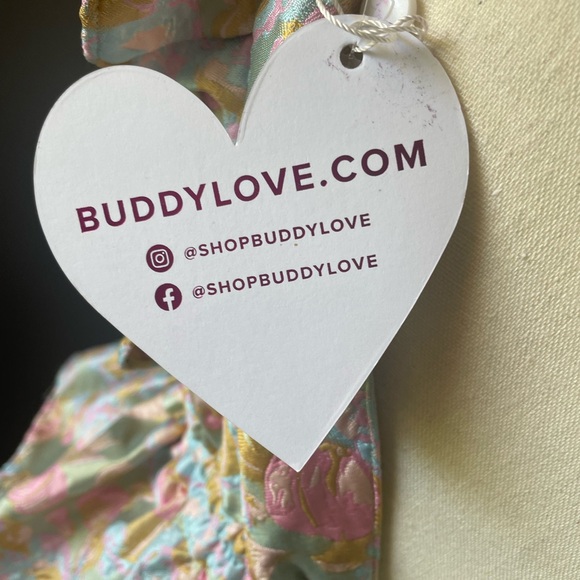 NWT Baby Love mini Tiered Floral dress with embroidered, lined Size M Boutique - Picture 12 of 16